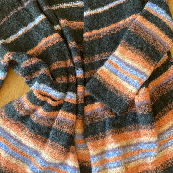 Free People Alpaca Striped Oversized Cardigan - Picture 9 of 16